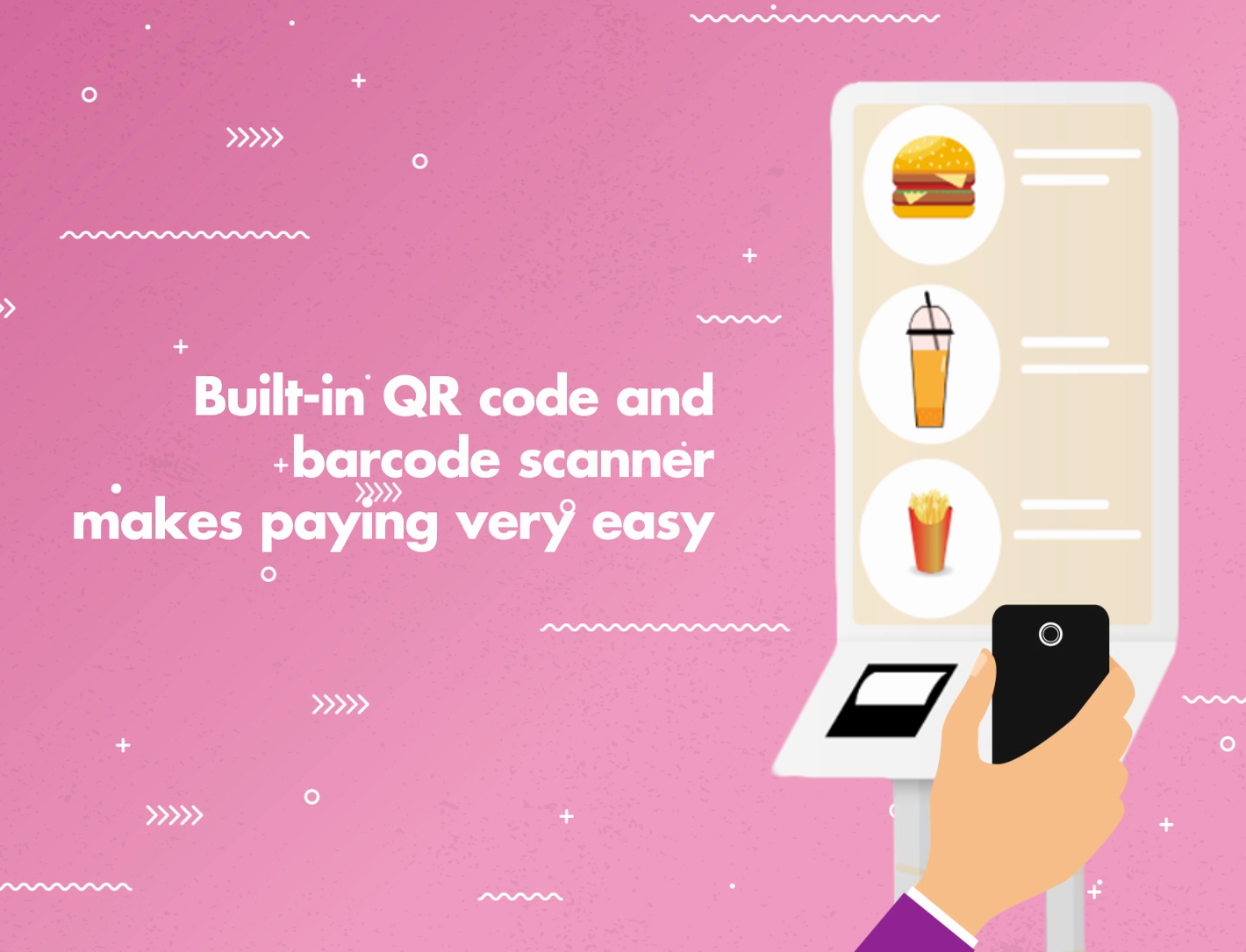 customizable branding and menu display
